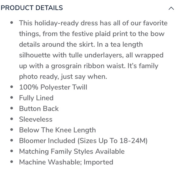 NWT - Janie and Jack Girl’s Ferry Green Tartan Party Dress - Size 5 - Picture 15 of 15